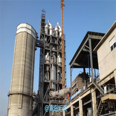 高壓清洗機用于水泥生產線預熱器清理結皮